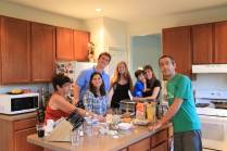 Lanche na casa do Maurício e Oscar em Newark - Delaware, nos Estados Unidos (foto do Oscar, do mauoscar.com)